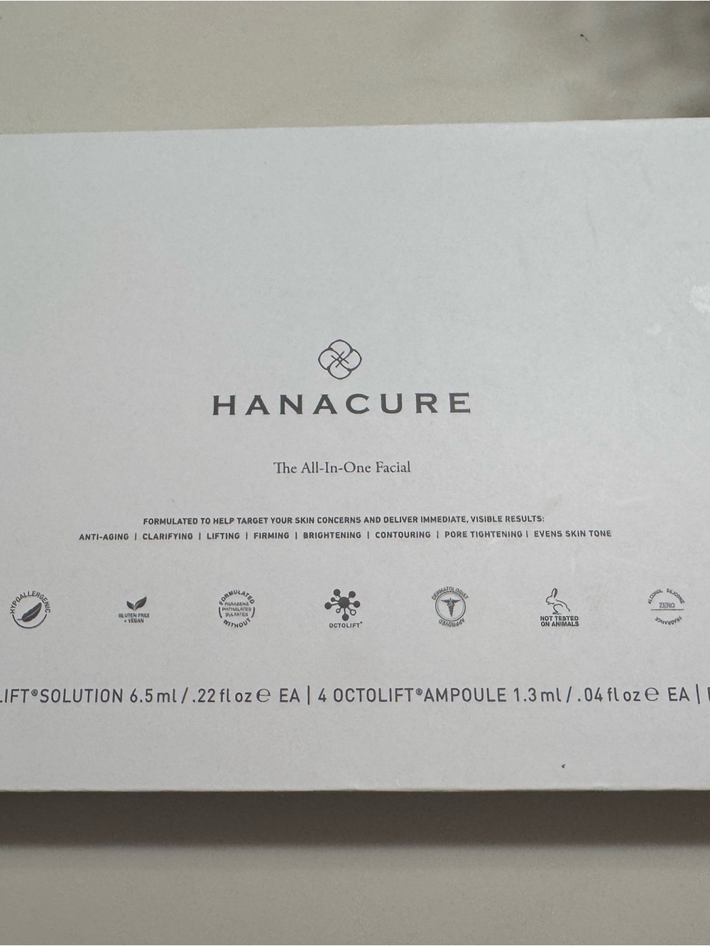 Hanacure The All-In-One Facial Serum & Ampoule Set - White